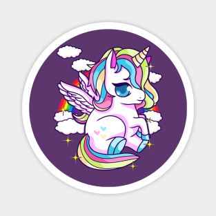 Pegasus Unicorn Cute Magnet